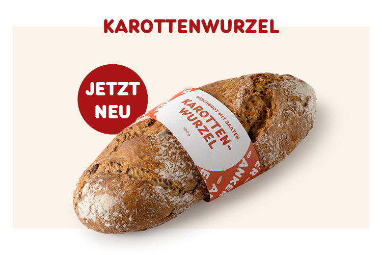 Neu: Karottenwurzel